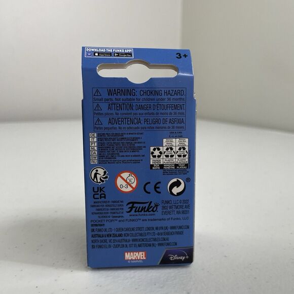 Funko Pocket POP! Ms. Marvel Keychain - Bobble Head - New Marvel Studios - Picture 3 of 5